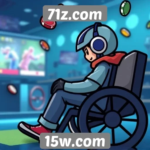 Acessibilidade de jogos no site 71z.com
